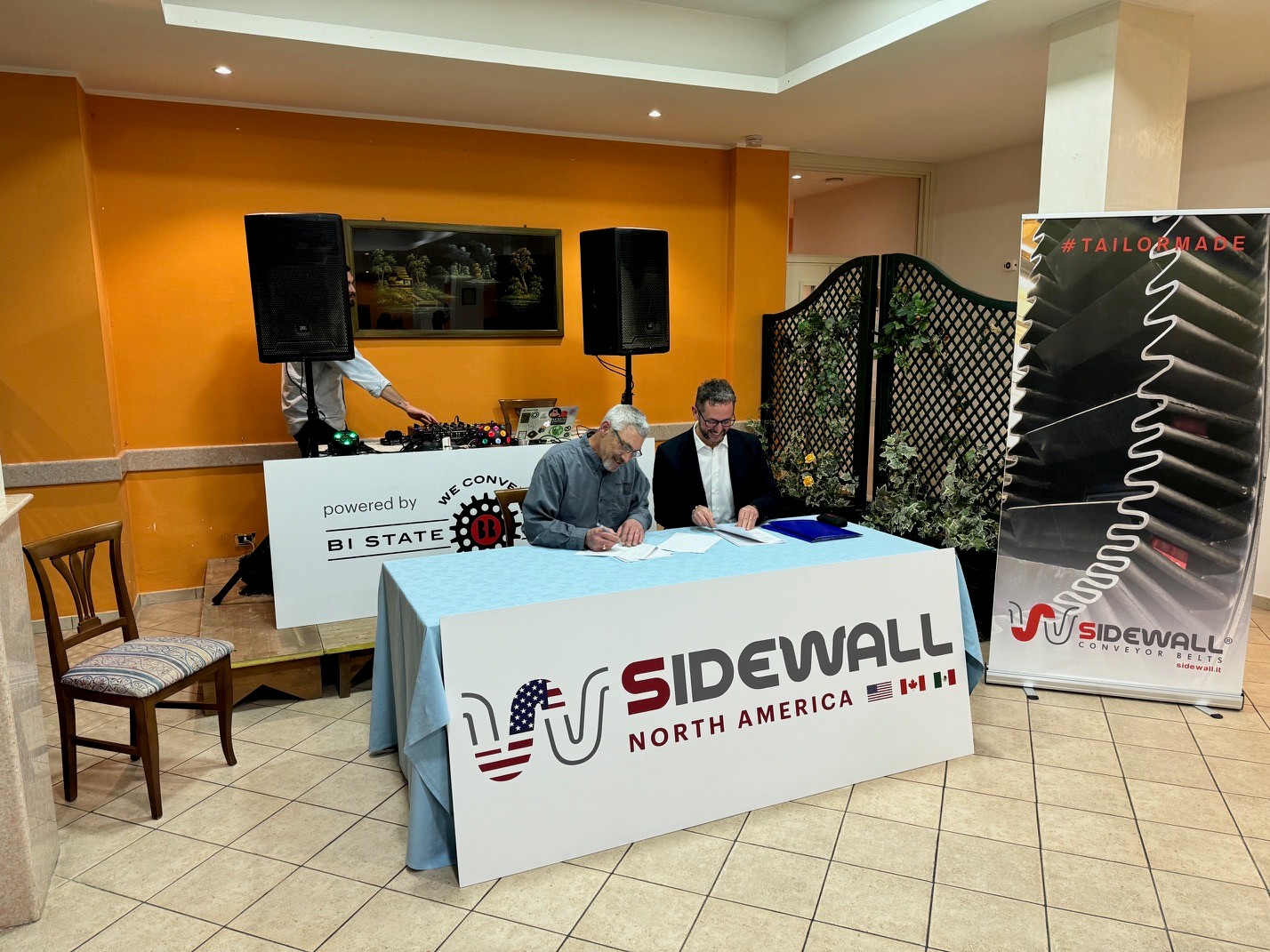 Partnership party for Sidewall NA